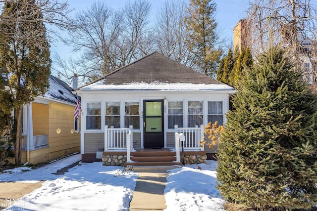 view of bungalow-style house