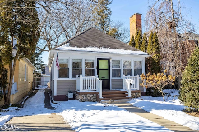 view of bungalow-style house