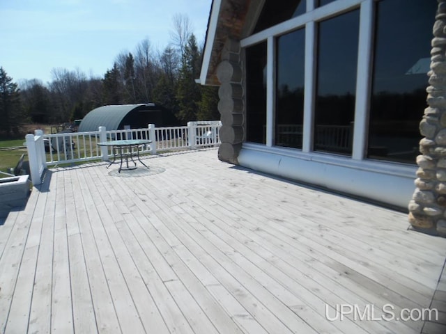 view of deck