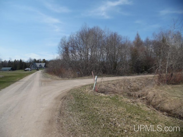 view of road