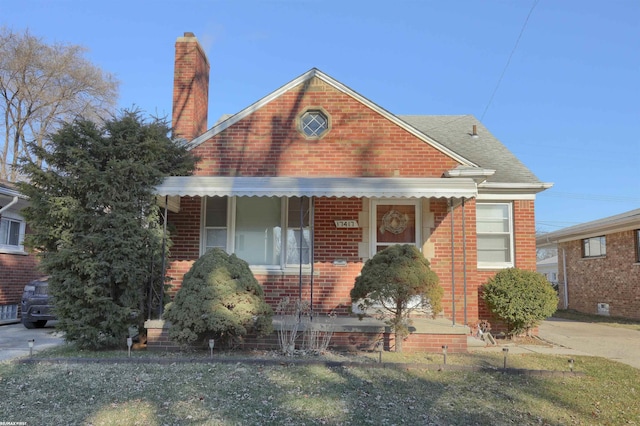 view of bungalow-style home