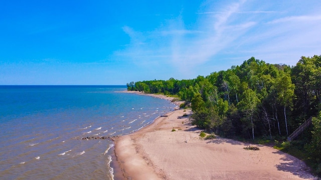 water view featuring a view of the beach