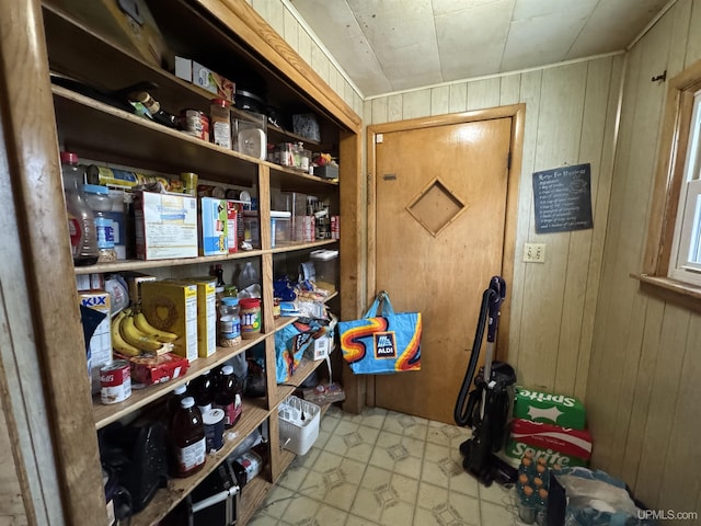 view of storage room