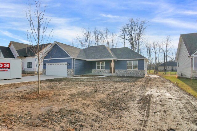 1834 Riley Rd, Saint Clair, MI 48079 - ranch-style home with a garage