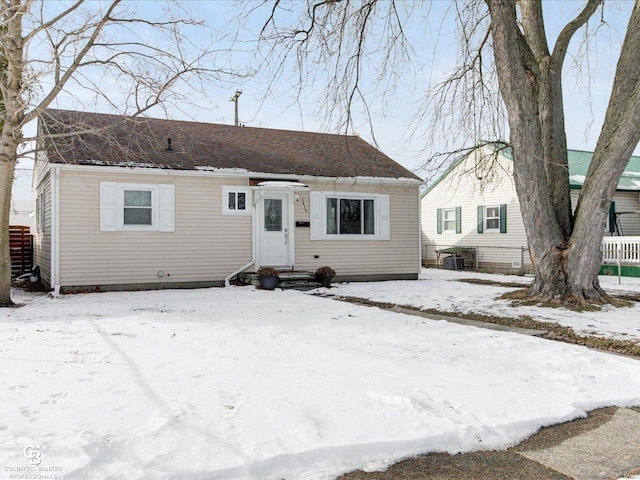 view of front of home