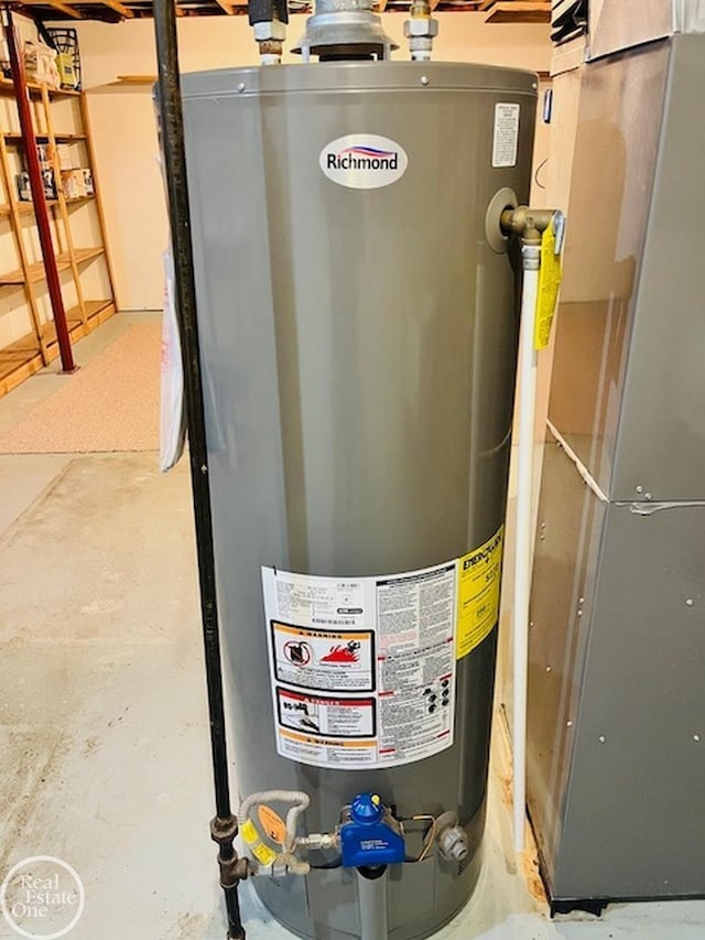 utilities featuring water heater