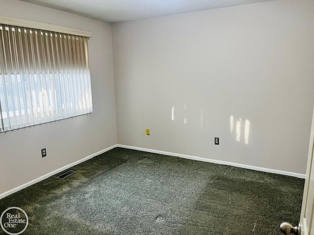 spare room with carpet floors