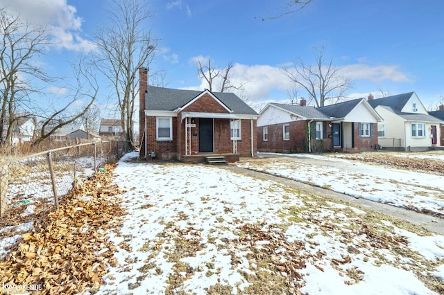 view of front of home