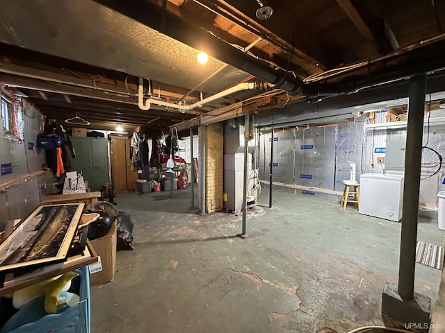 view of basement