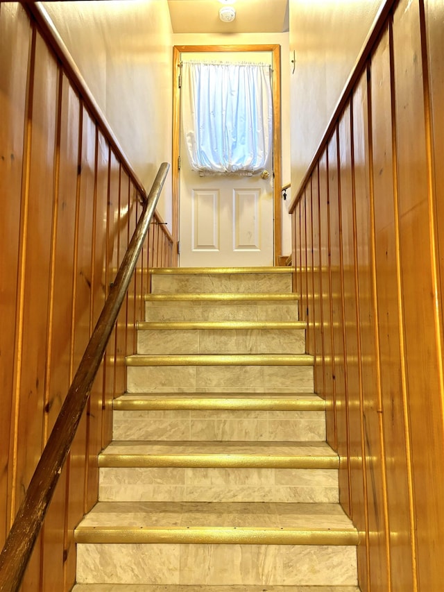 view of staircase