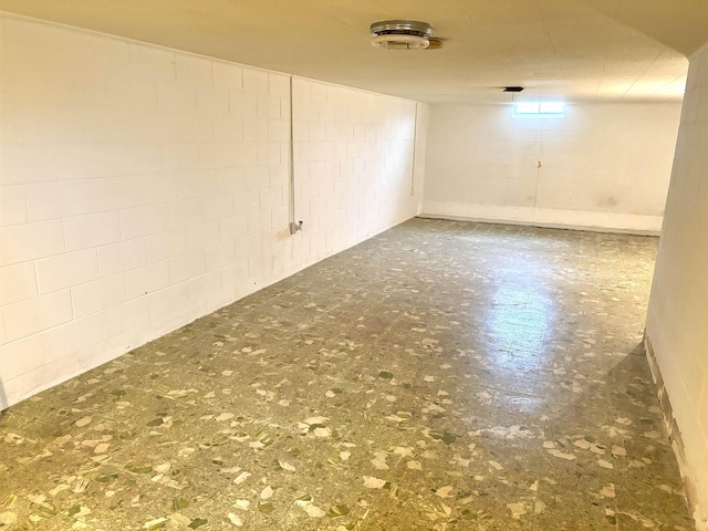 view of basement