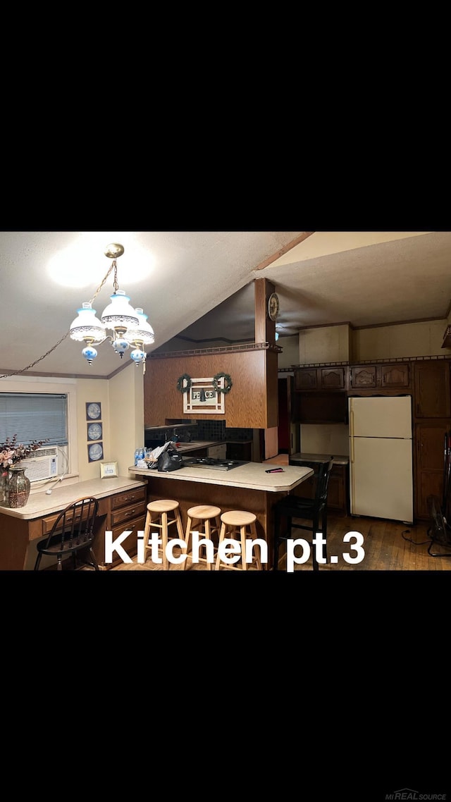 interior space with hardwood / wood-style flooring