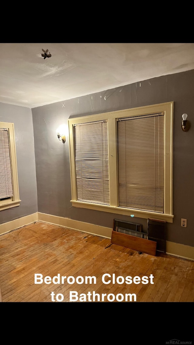 interior space featuring hardwood / wood-style flooring