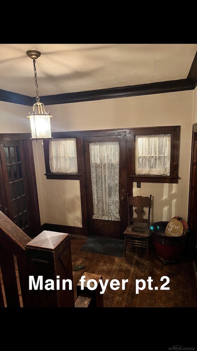 dining room featuring dark hardwood / wood-style floors