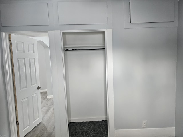 view of closet