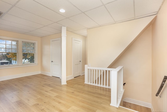 interior space featuring light hardwood / wood-style flooring