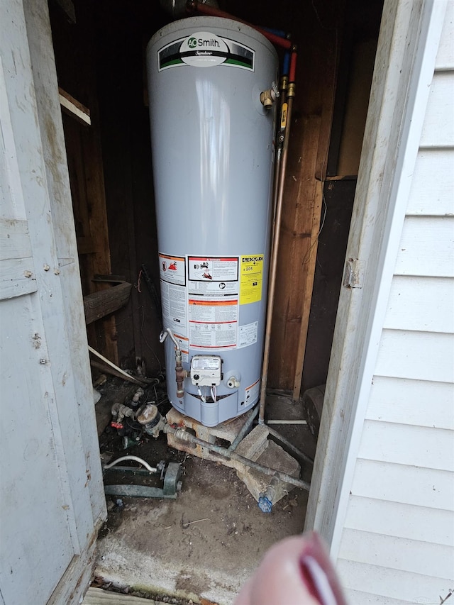 utilities with gas water heater