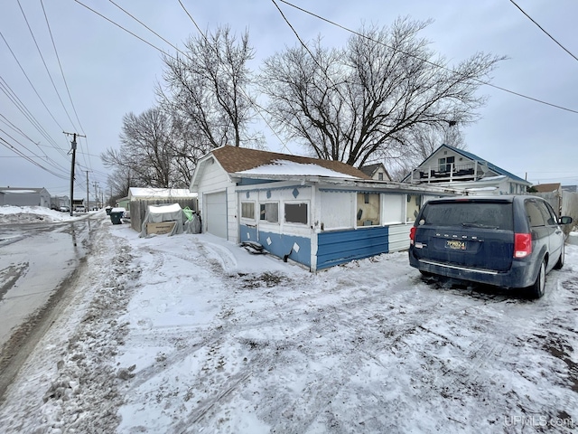 view of bungalow-style home