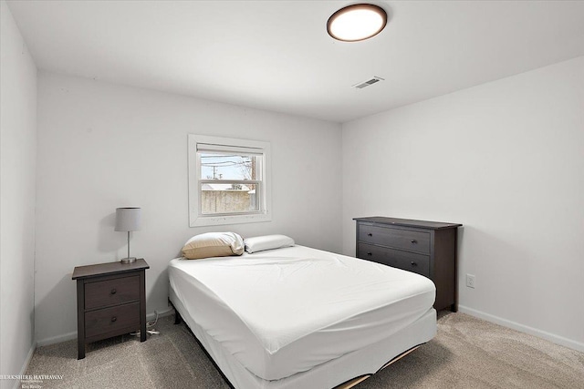 bedroom with carpet flooring