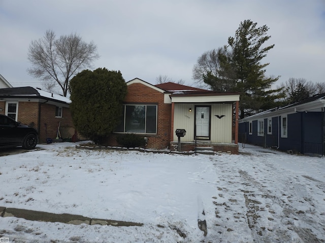 view of front of home