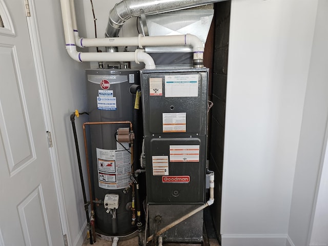 utilities featuring water heater