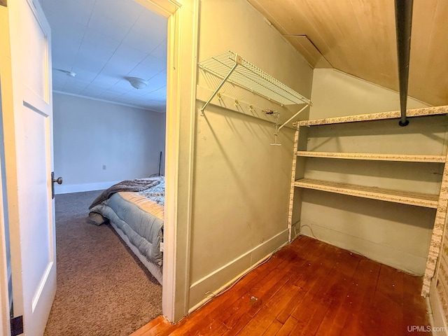 interior space featuring hardwood / wood-style floors