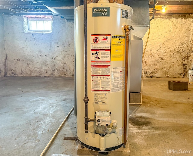 utilities featuring water heater