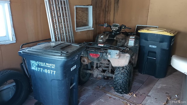 view of storage room