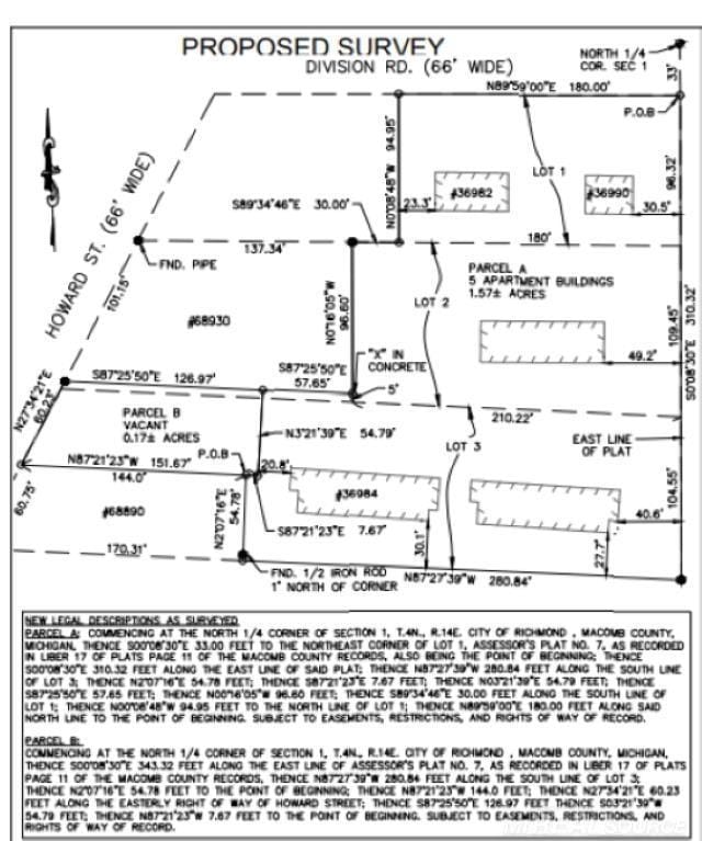 000 Division Rd, Richmond MI, 48062 land for sale