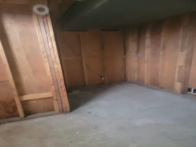 view of basement