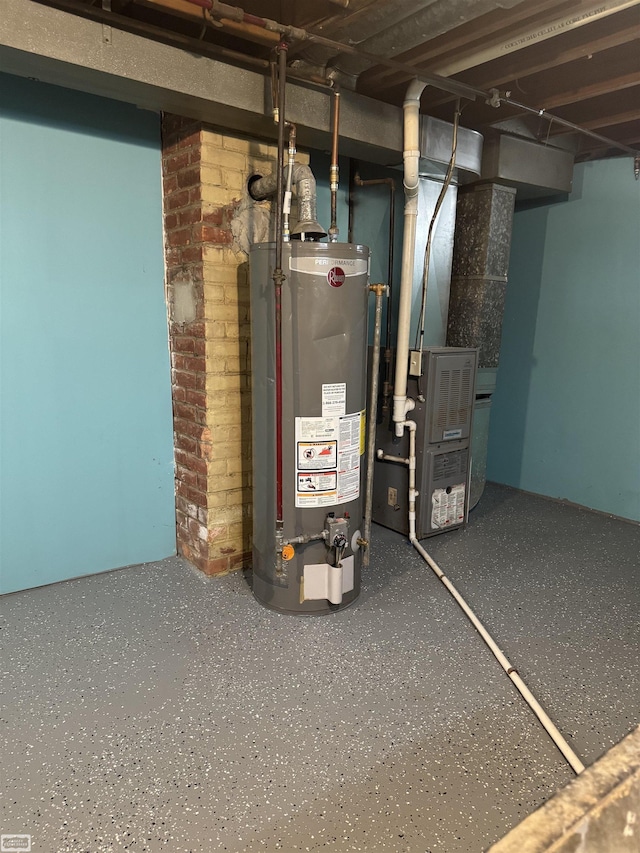 utilities with water heater