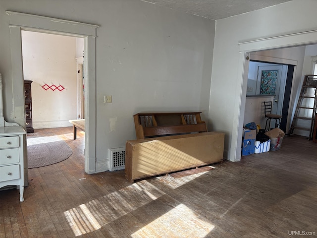 interior space featuring hardwood / wood-style flooring