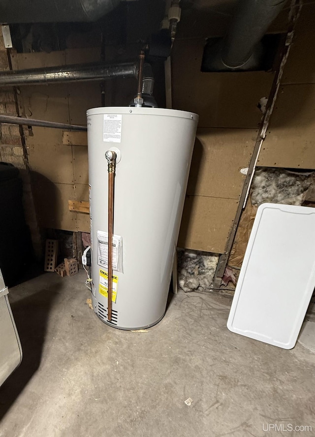 utilities featuring water heater