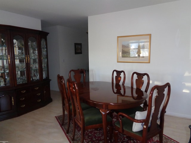 view of dining area