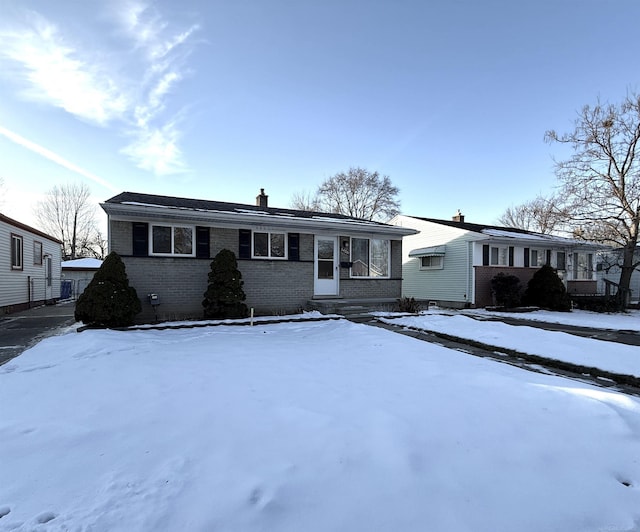 view of front of home