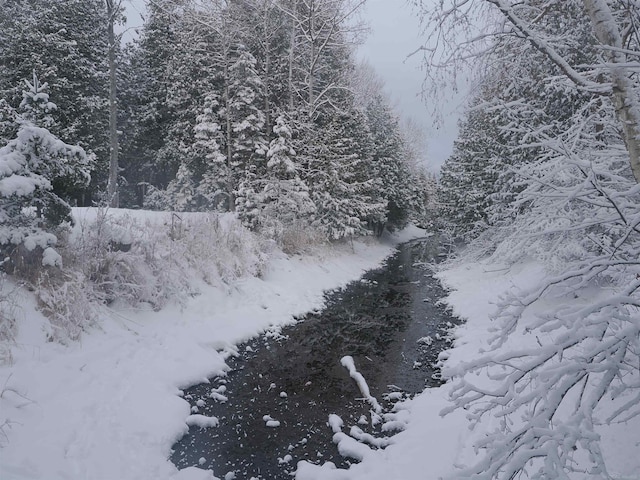 view of snowy landscape