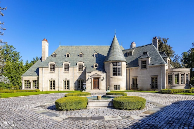 view of french provincial home