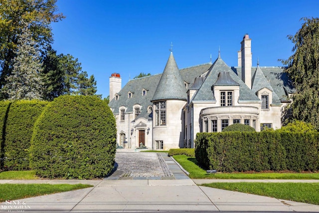 view of french provincial home