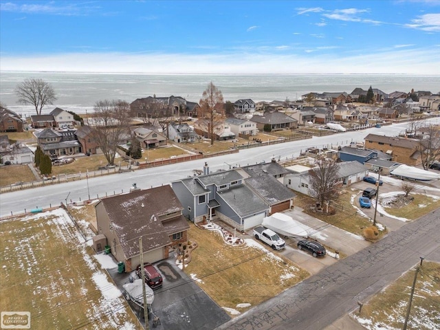 birds eye view of property featuring a residential view