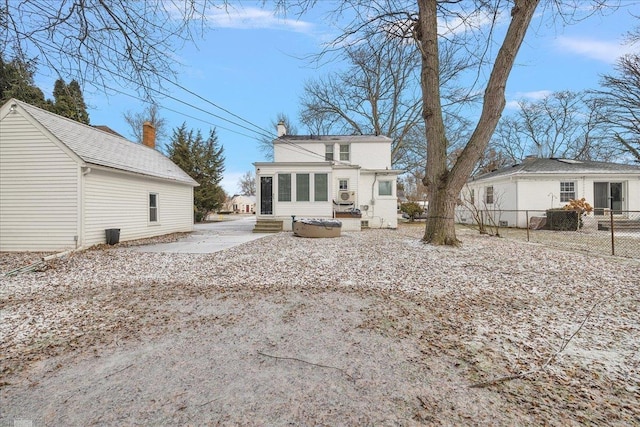 view of rear view of property