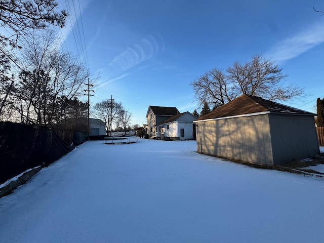 58400 William St, New Haven, MI 48048 - view of snowy yard