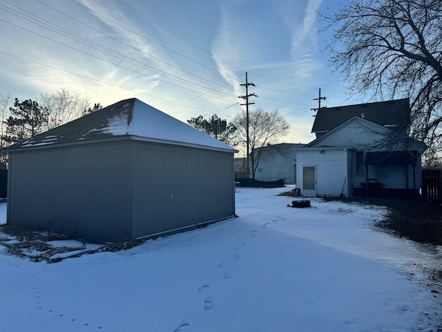 58400 William St, New Haven, MI 48048 - view of snowy exterior