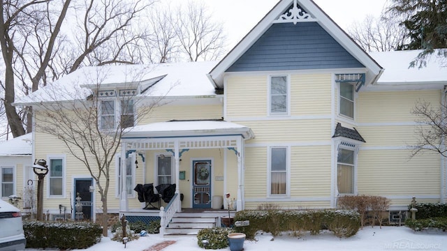 victorian home with covered porch