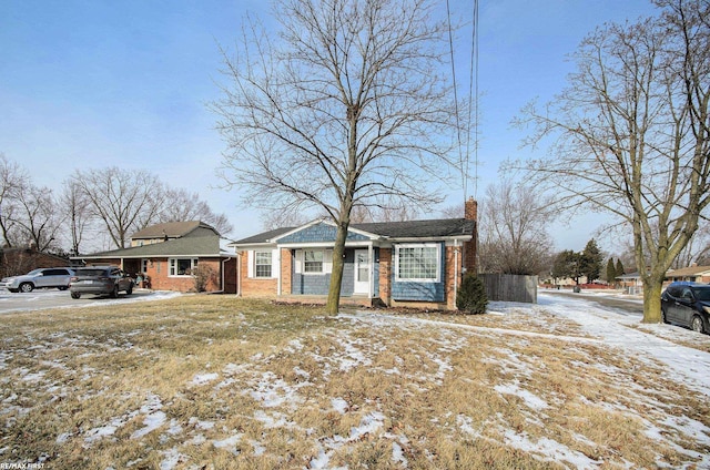 view of ranch-style home