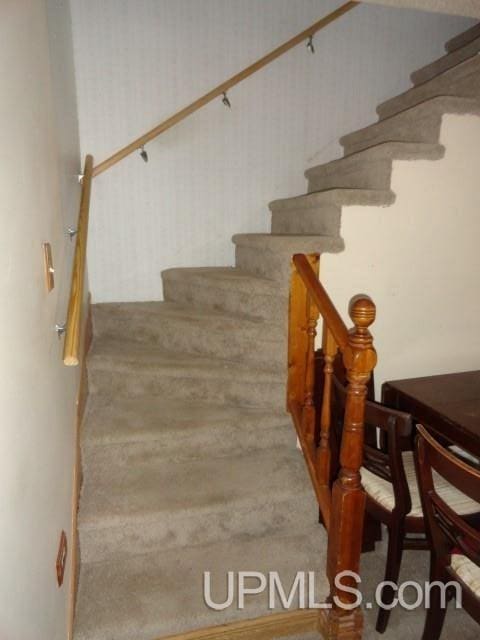 view of stairs