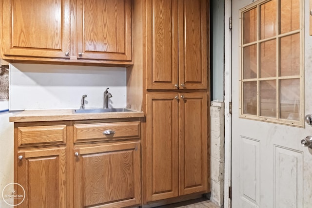 kitchen featuring sink