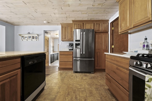 kitchen with appliances with stainless steel finishes