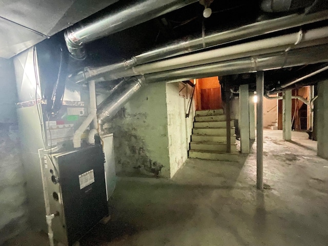 view of basement