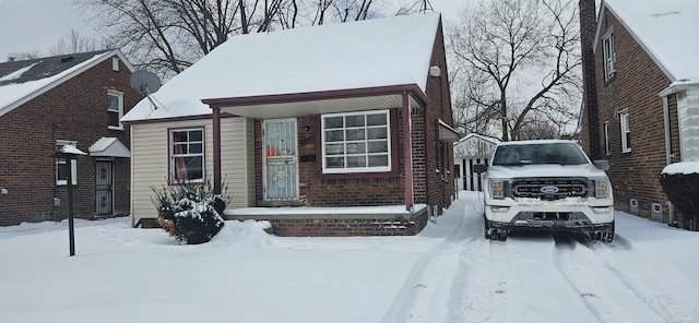 view of front of property