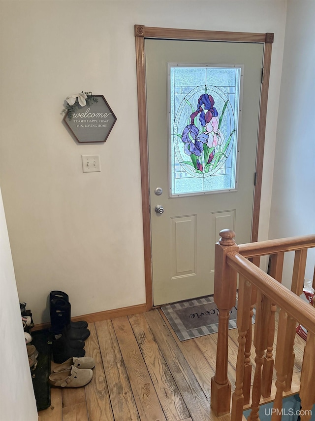 interior space featuring hardwood / wood-style floors